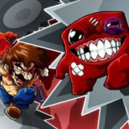 Mario vs Meat Boy